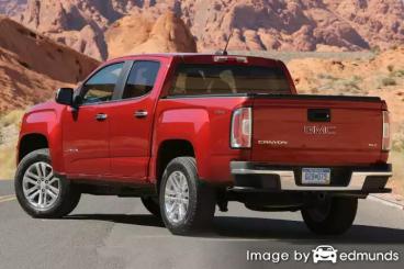 Insurance rates GMC Canyon in Oklahoma City