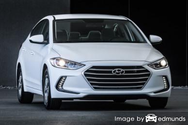 Insurance rates Hyundai Elantra in Oklahoma City